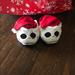 Disney Shoes | Disney Tim Burton Red White And Black Slippers 2.5 | Color: Black/Red | Size: 2.5bb