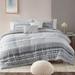 Calum Comforter Bed Set Gray, Twin, Gray
