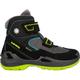 LOWA Kinder Schuhe MILO GTX® MID, Größe 34 in SCHWARZ/TUERKIS