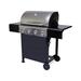 Landmann Sear 4-Burner Propane Gas Grill w/ Side Shelves Cast Iron/Steel in Black/Gray | 46.3 H x 52 W x 24.4 D in | Wayfair 45028