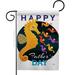 Breeze Decor Seahorse Daddy 2-Sided Polyester 18.5 x 13 in. Garden flag in Black/Gray/Orange | 18.5 H x 13 W in | Wayfair