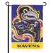 Baltimore Ravens Double-Sided Justin Patten Garden Flag
