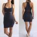 Free People Dresses | Fee People Peek A Boo Bodycon Stretch Dress | Color: Gray | Size: L