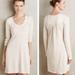 Anthropologie Dresses | Anthro Saturday Sunday Waffle Henley Thermal Dress | Color: Cream | Size: Xs