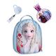 Air-Val Disney Frozen II Elsa Kulturtasche, Schlüsselanhänger mit Pompon und Glitzerlipgloss, mit Eau de Toilette, 100ml