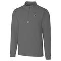 Men's Cutter & Buck Gray Atlanta Falcons Traverse Quarter-Zip Pullover Jacket