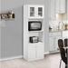 InRoom Designs Tall Kitchen Pantry Microwave Storage Cabinet | 70.8 H x 23.2 W x 15.7 D in | Wayfair K544