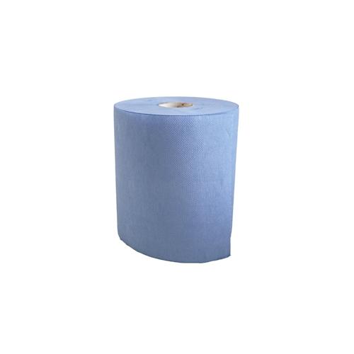 „6 Rollen Papierhandtuch 1-lagig „“Recycling““ Blau Ø 19 cm Breite 20 cm Papierhandtücher Handtücher Einweghandtuch Einmalhandtuch Einweghandtücher“