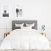 Lavish Comforts All Season Microfiber Down Alternative Comforter Microfiber in White | 102 H x 96 W x 14 D in | Wayfair