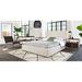 Diamond Sofa Tufted Low Profile Standard Bed Upholstered/Polyester in Gray | Queen | Wayfair CLOUDQUBEDGR