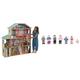 KidKraft 65252 Puppenhaus Majestic Mansion, bunt & 65202 Puppenfamilie 7-köpfig - Europäisch Familien-Set mit Sieben Figuren, Multi