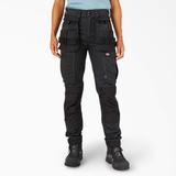 Dickies Women's Flex Relaxed Fit Work Pants - Black Size 2 (SPF003)