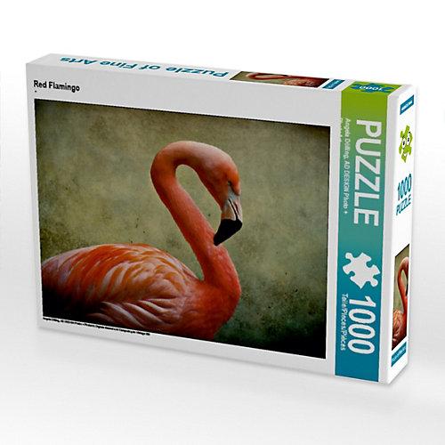 Puzzle CALVENDO Puzzle Red Flamingo - 1000 Teile Foto-Puzzle glückliche Stunden Kinder