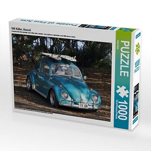 Puzzle CALVENDO Puzzle VW Käfer, Hawaii - 1000 Teile Foto-Puzzle glückliche Stunden Kinder