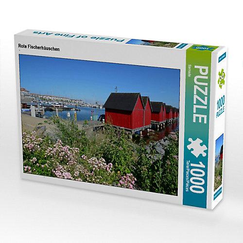 Puzzle Rote Fischerhäuschen Foto-Puzzle Bild von Sarnade Puzzle