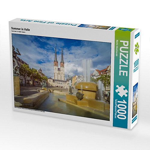 Puzzle CALVENDO Puzzle Sommer in Halle - 1000 Teile Foto-Puzzle glückliche Stunden Kinder