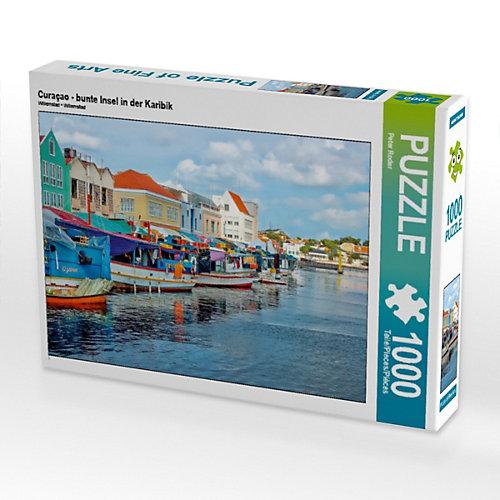 Puzzle CALVENDO Puzzle Curaçao - bunte Insel in der Karibik - 1000 Teile Foto-Puzzle glückliche Stunden Kinder