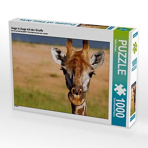Puzzle Auge in Auge mit der Giraffe Foto-Puzzle Bild von Wibke Woyke Puzzle