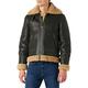 Schott NYC Herren Lc1259 Lederjacke, Khaki/Beige, XXXL