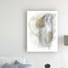 Ivy Bronx Turbulent II by June Erica Vess - Wrapped Canvas Painting Print Canvas in Gray/White | 32 H x 24 W x 2 D in | Wayfair