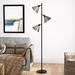 Gracie Oaks Haverville 70" Tree Floor Lamp Metal in Black/Gray | 69.5 H x 18 W x 10.5 D in | Wayfair 5E044FB1CCA8407CA0043254B3495DB5