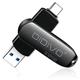 DIDIVO USB C Memory Stick 512GB USB C Flash Drive 2 in 1 USB 3.0 Type C Memory Stick 512GB Portable OTG Thumb Drive Pen Drive External Storage for USB-C Smartphones,Tablets & New MacBook Laptop, PC