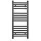 Myhomeware 300mm Wide Anthracite Grey Flat Electric Pre-Filled Heated Towel Rail Radiator For Bathroom Designer UK (300mm x 800mm (h))