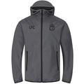 Liverpool FC Official Gift Mens Shower Jacket Windbreaker Peaked Hood Grey Med.
