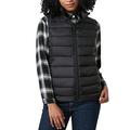 LAPASA Women's Lightweight Water-Resistant Puffer Vest REPREVE® Packable Windproof L24 (Black, M)