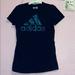 Adidas Tops | Adidas Navy Shirt | Color: Black/Blue | Size: S