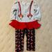 Disney Matching Sets | Minnie Mouse Outfit | Color: Black/Red | Size: 18mb