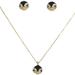 Kate Spade Jewelry | Kate Spade Dashing Beauty Penguin Jewelry Necklace And Earrings Set | Color: Black/Gold | Size: Os