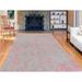 Gray/Pink 72 W in Rug - Isabelline One-of-a-Kind Cevion Hand-Knotted 6' x 9' Area Rug in Silk/Wool | Wayfair 5481B34292934DDABB5E0CE8B9E8BC5D