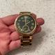 Michael Kors Accessories | Michael Kors Skylar Emerald Green Gold-Tone Watch | Color: Gold/Green | Size: Os