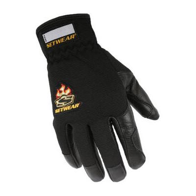 Setwear Pro Leather Gloves (Medium, Black) SWP-05-009
