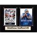 Matthew Stafford Detroit Lions 6'' x 8'' Plaque