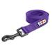 Solid Purple Puppy or Dog Leash, Large, 6 ft.