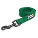 Solid Dark Green Puppy or Dog Leash, Small, 6 ft.