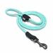 Teal Rope Dog Leash, X-Small/Small, 6 ft., Blue