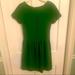 Anthropologie Dresses | Anthropologie Green Pleated Short Sleeve Dress. | Color: Green | Size: L