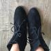 Jessica Simpson Shoes | Black Suede Bootie | Color: Black | Size: 10