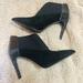 Nine West Shoes | Nine West Multi-Media Black Heeled Bootie Us 6.5 | Color: Black | Size: 6.5