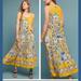 Anthropologie Dresses | Anthropologie Maeve Nwot Puebla Maxi Dress Small | Color: Blue/Yellow | Size: S