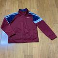 Adidas Jackets & Coats | Adidas Colorblock Tricot Jacket Burgundy/Navy 6 | Color: Blue/Red | Size: 6b
