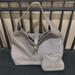 Dooney & Bourke Bags | Dooney & Bourke Belvedere Lock Pebble Leather Hobo | Color: Gray | Size: Os