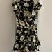 Free People Dresses | French Quarter Print Wrap Minidress | Color: Black/White | Size: M