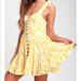 Free People Dresses | Free People Dance On The Blacktop Floral Dress | Color: White/Yellow | Size: Various