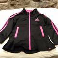 Adidas Jackets & Coats | Girls Adidas Lightweight Jacket | Color: Black/Pink | Size: 12-18mb