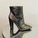 Jessica Simpson Shoes | Jessica Simpson Boots Metallic Coated | Color: Gray/Silver | Size: 8.5