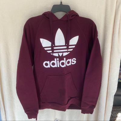 Adidas Shirts | Adidas Men’s Hoodie Sweater Small | Color: Purple/Red | Size: S